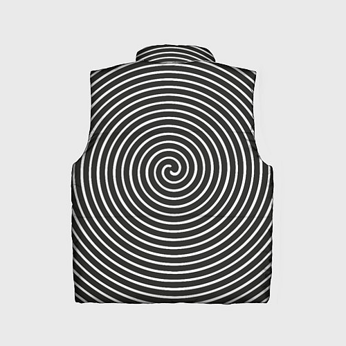 Детский жилет Оптическая иллюзия спираль / 3D-Черный – фото 2