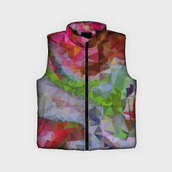 Детский жилет Красочный узор, цвет: 3D-черный