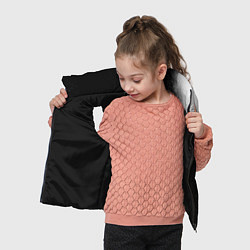 Детский жилет Apex Legends glitch на темном фоне: надпись, симво, цвет: 3D-черный — фото 2