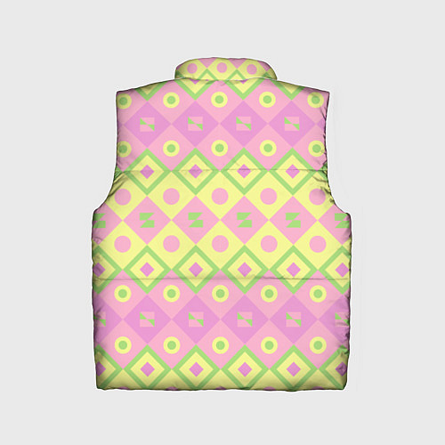 Детский жилет Pink yellow style / 3D-Красный – фото 2