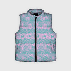 Детский жилет Voilet flower pattern