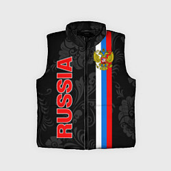 Детский жилет Russia black style