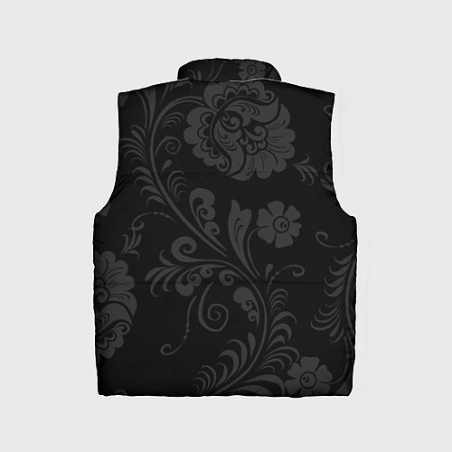 Детский жилет Russia black style / 3D-Светло-серый – фото 2