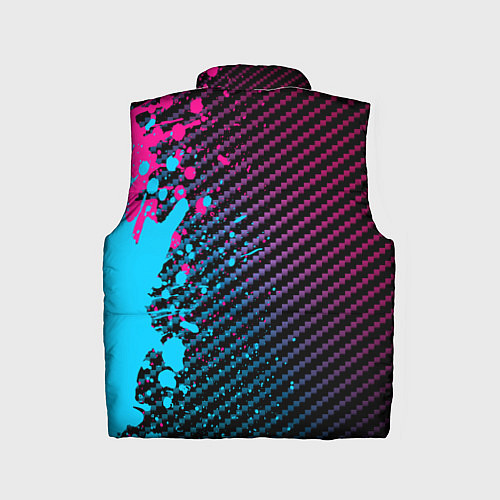 Детский жилет BYD - neon gradient: по-вертикали / 3D-Черный – фото 2