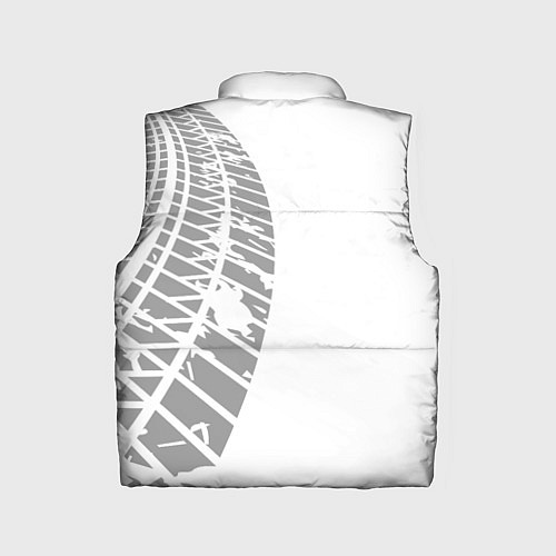 Детский жилет Daewoo speed на светлом фоне со следами шин: по-ве / 3D-Черный – фото 2