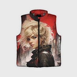 Детский жилет Смотрящая за районом, цвет: 3D-светло-серый