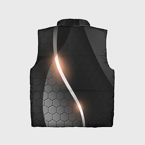 Детский жилет Герб России на темном фоне / 3D-Красный – фото 2