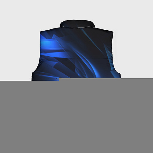 Детский жилет Black blue texture / 3D-Красный – фото 2