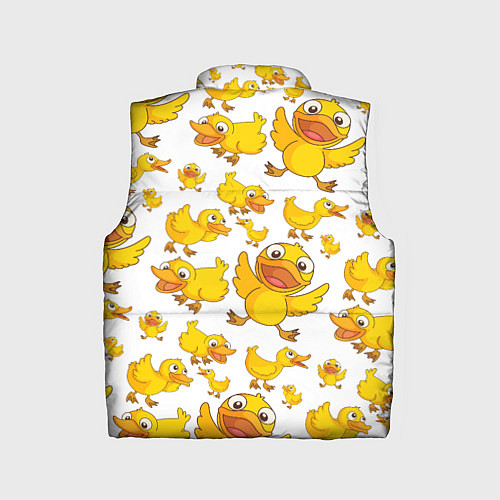 Детский жилет Yellow ducklings / 3D-Красный – фото 2