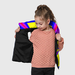 Детский жилет Абстракция геометрическая, цвет: 3D-черный — фото 2