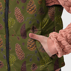 Детский жилет Шишки разные, цвет: 3D-красный — фото 2