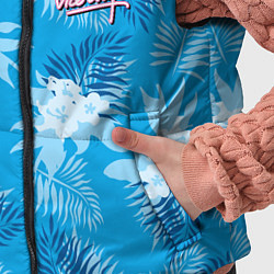 Детский жилет Цветочный паттерн - GTA vice city, цвет: 3D-светло-серый — фото 2