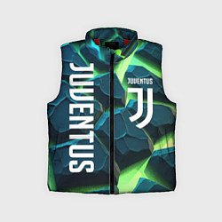 Детский жилет Juventus green neon, цвет: 3D-красный