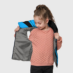 Детский жилет Фольцваген - спокойный синий, цвет: 3D-светло-серый — фото 2