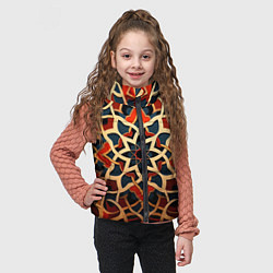 Детский жилет Узорчатый паттерн, цвет: 3D-светло-серый — фото 2