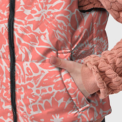 Детский жилет Цветочный персиковый, цвет: 3D-светло-серый — фото 2