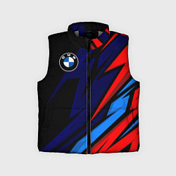 Детский жилет BMW - m colors and black, цвет: 3D-светло-серый