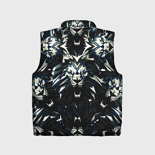 Детский жилет Прайд львов / 3D-Черный – фото 2