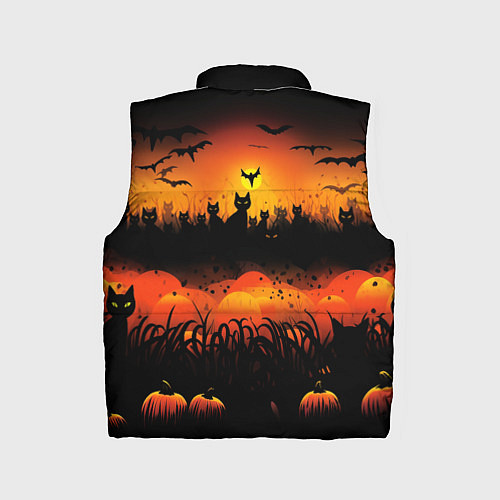 Детский жилет Кошки хэллоуина / 3D-Черный – фото 2