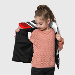 Детский жилет Mass effect - white uniform n7, цвет: 3D-черный — фото 2