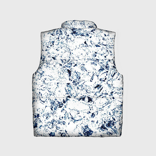 Детский жилет Паттерн ледяные вершины гор / 3D-Черный – фото 2