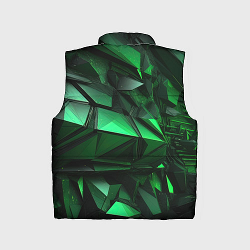 Детский жилет Green abstract / 3D-Черный – фото 2