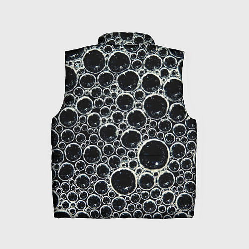 Детский жилет Пузыри и отражение / 3D-Черный – фото 2