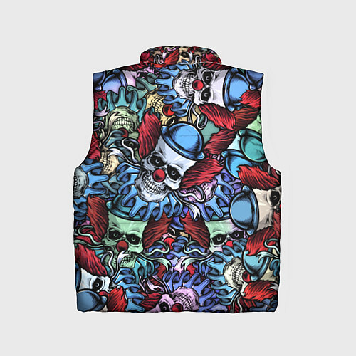 Детский жилет Череп клоун паттерн / 3D-Красный – фото 2