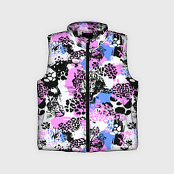 Детский жилет Multicolored wild cats