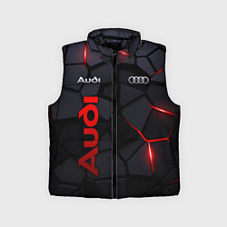 Детский жилет Audi - плиты с эффектом свечения, цвет: 3D-черный