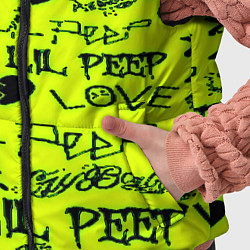 Детский жилет Lil peep кислотный стиль, цвет: 3D-красный — фото 2