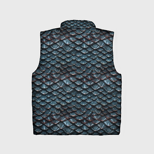 Детский жилет Dragon scale pattern / 3D-Черный – фото 2