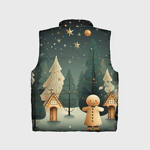 Детский жилет Снежный городок с горками / 3D-Светло-серый – фото 2