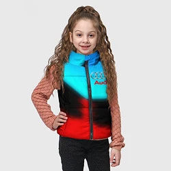 Детский жилет AUDI sport brend color, цвет: 3D-красный — фото 2