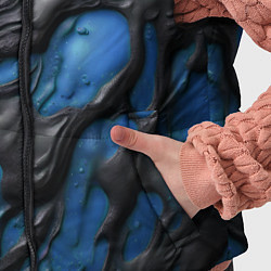 Детский жилет Синяя текучая субстанция, цвет: 3D-светло-серый — фото 2
