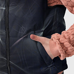 Детский жилет Серый дым и тьма, цвет: 3D-черный — фото 2