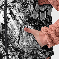 Детский жилет Зимний лес узоры, цвет: 3D-черный — фото 2
