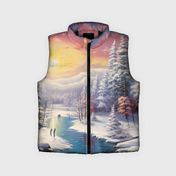 Детский жилет Сказочное сияние нового года