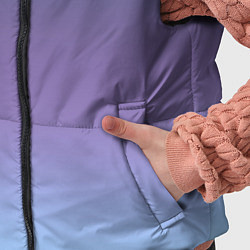 Детский жилет Градиент синий фиолетовый голубой, цвет: 3D-черный — фото 2