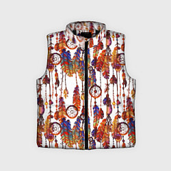Детский жилет Ловцы снов этническое искусство, цвет: 3D-черный