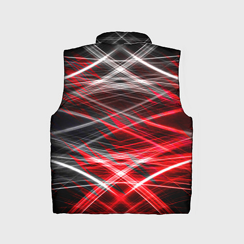 Детский жилет Красный лазер линии / 3D-Красный – фото 2