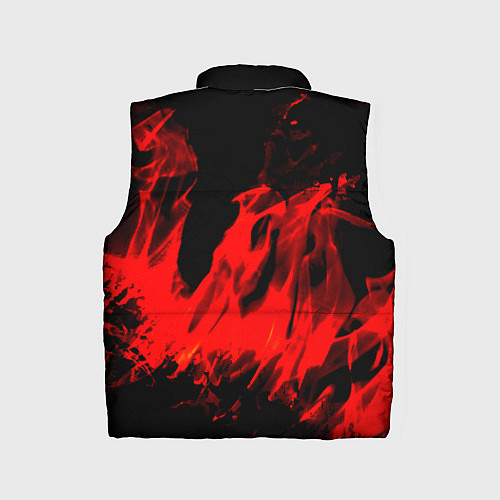 Детский жилет Красное пламя / 3D-Черный – фото 2