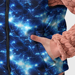 Детский жилет Cosmic neon boom, цвет: 3D-черный — фото 2