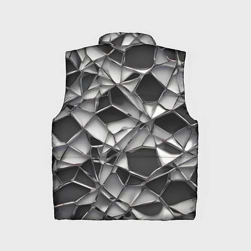 Детский жилет Чёрно-белая сетка / 3D-Черный – фото 2