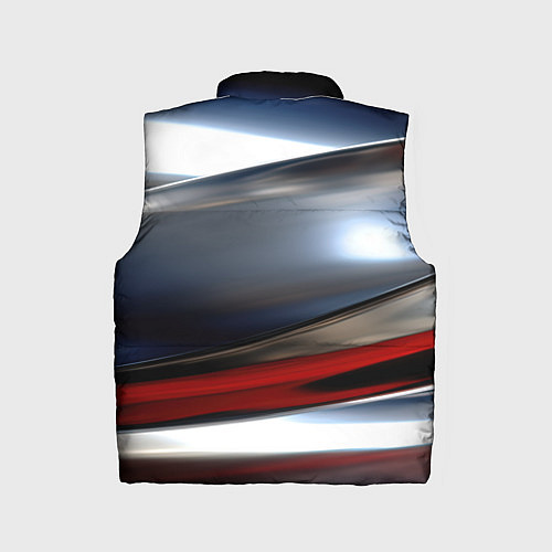 Детский жилет Темная металлическая абстракция / 3D-Черный – фото 2