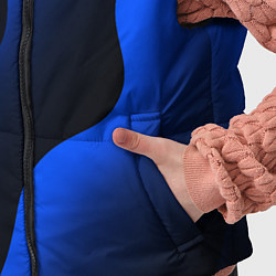 Детский жилет Герб РФ - глубокий синий, цвет: 3D-черный — фото 2