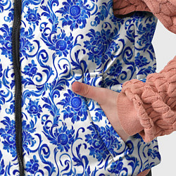 Детский жилет Гжель классика, цвет: 3D-черный — фото 2