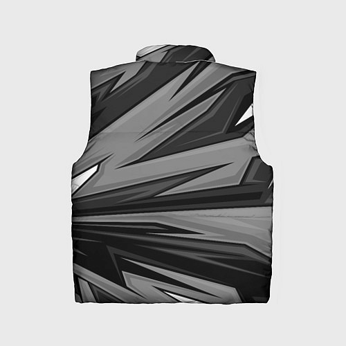 Детский жилет Honda - монохромный спортивный / 3D-Светло-серый – фото 2