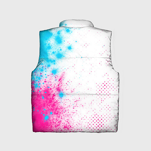 Детский жилет GTA 6 neon gradient style по-вертикали / 3D-Черный – фото 2