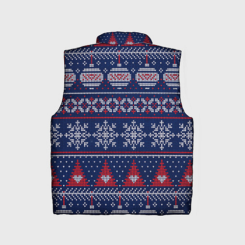 Детский жилет New Years sweater / 3D-Красный – фото 2